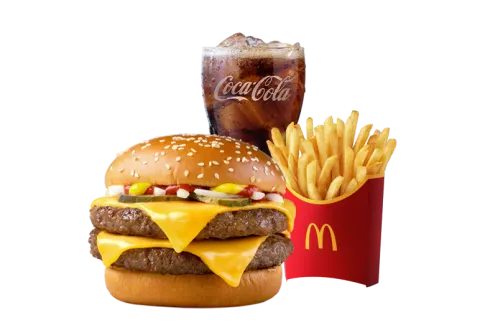 더블 쿼터파운더® 치즈 제품 이미지
